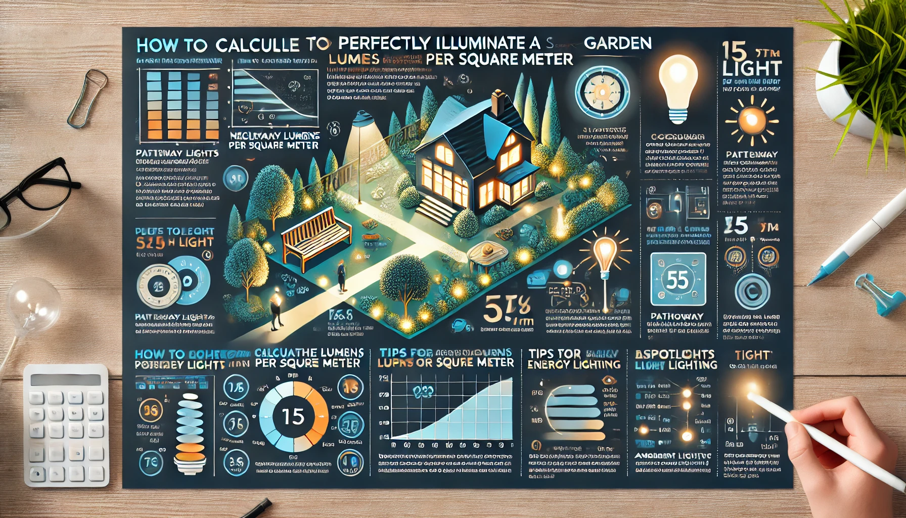 Quanti lumen servono per illuminare un giardino e gli spazi esterni